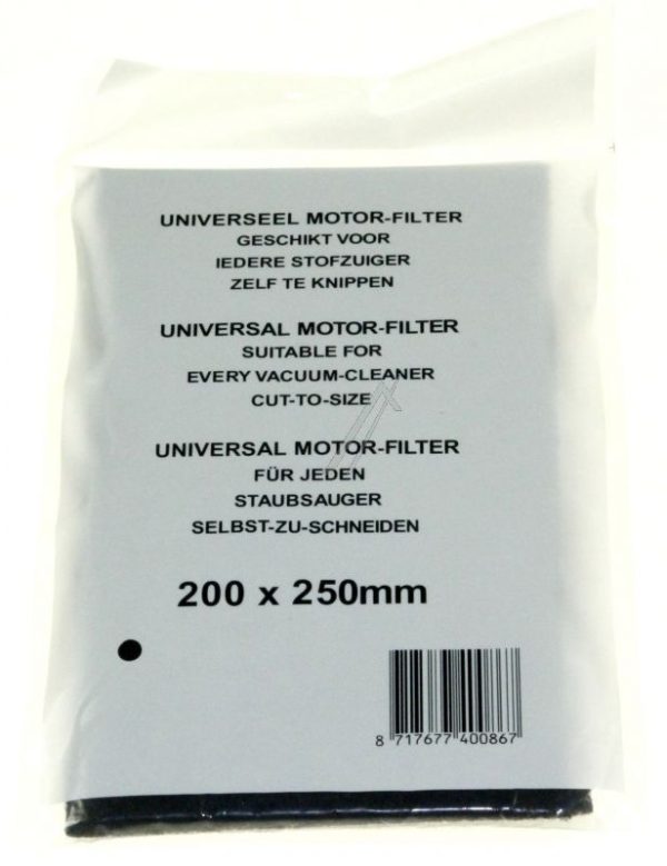 PASSEND FÜR UNIVERSAL  MOTORFILTER STAUBSAUGER 200 X 250