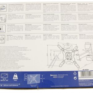 BFMO 6020 W  BEWEGLICHER TV WANDHALTER FÜR BILDSCHIRME BIS 109 CM