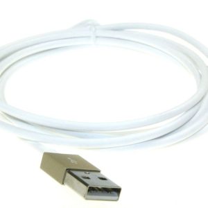 USB2.0 A ST./ MICRO USB B ST.,  FAST CHARGING,  WHITE,  1M