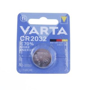 CR2032  3V-230MAH LITHIUM KNOPFZELLE 20X3,2MM  PASSEND FÜR VARTA