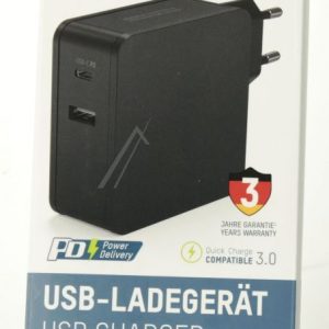 HOME CHARGER HC265PD  GAN LADEGERÄT 65W 1X USB-C,  1X USB-A,  PD,  QC
