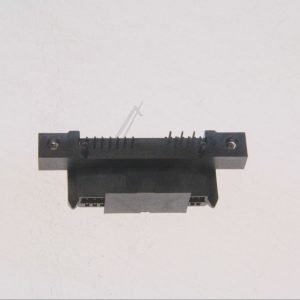 SOCKET-INTERFACE,13P,1R,1MM, ANGLE, AU, BLK