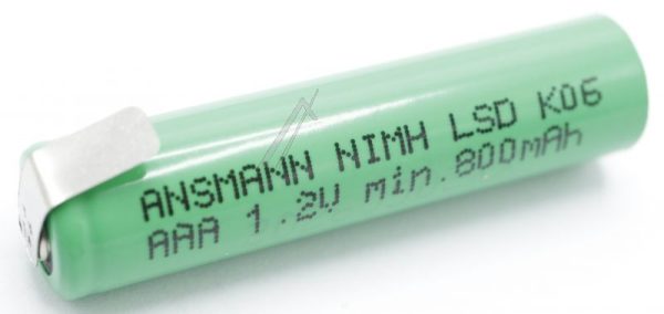 MAXE  ANSMANN FLATTOP 1,2V,  800MAH AAA NIMH AKKU MIT Z-LÖTFAHNE